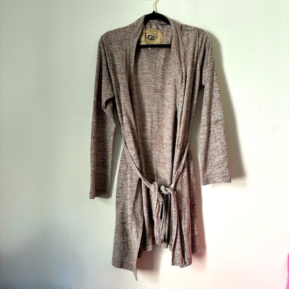 Ugg‎ Australia Wrap Sweater Dress Cardigan Robe Size L - Picture 1 of 6